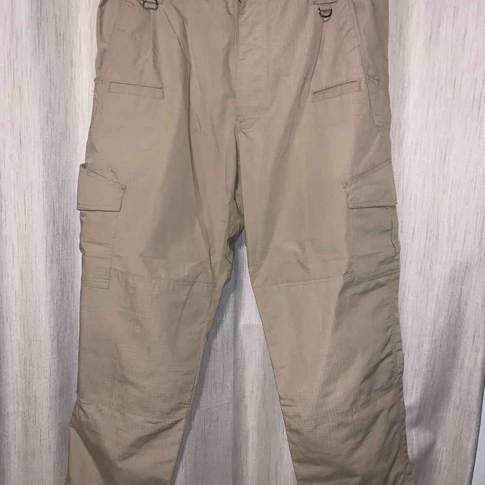 Men's Beige Cargo Pants
